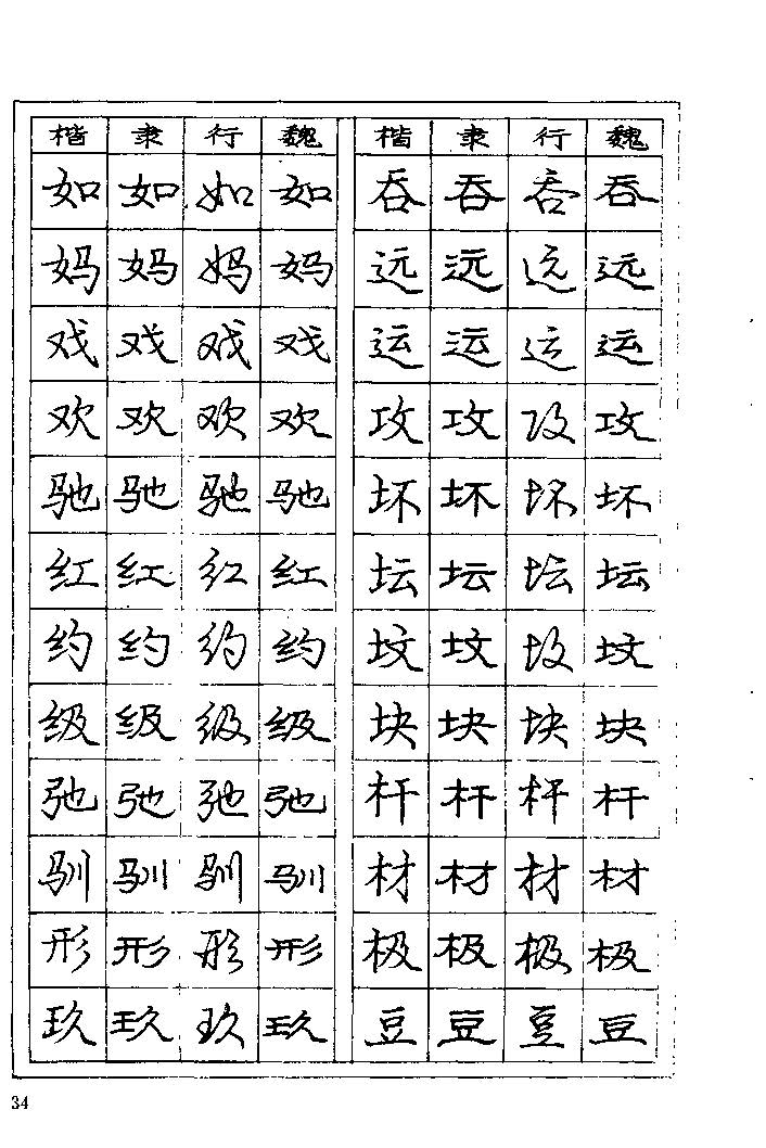 《庞中华钢笔字帖》84版