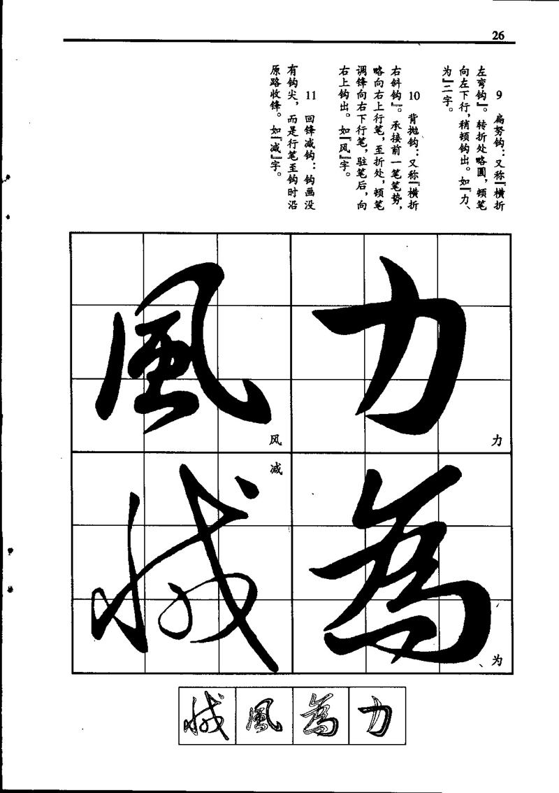 精品行草字帖《王献之行书技法要诀》