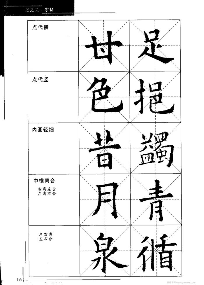 欧阳询中小学生毛笔字帖（精品字帖）