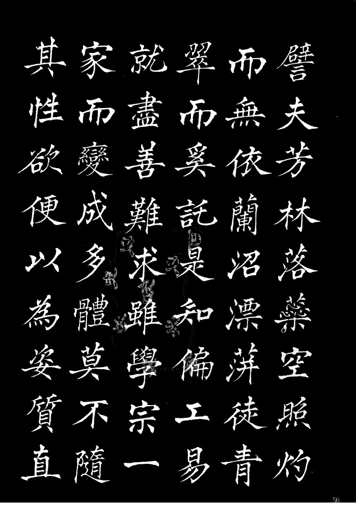 姜东舒《书谱》中楷字帖欣赏