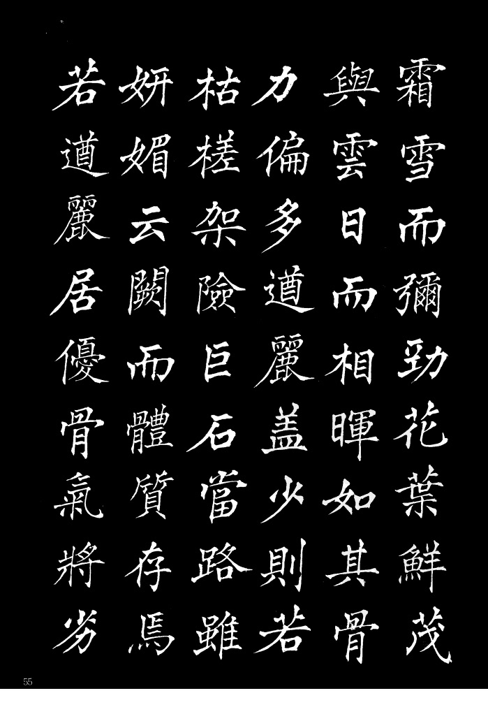 姜东舒《书谱》中楷字帖欣赏