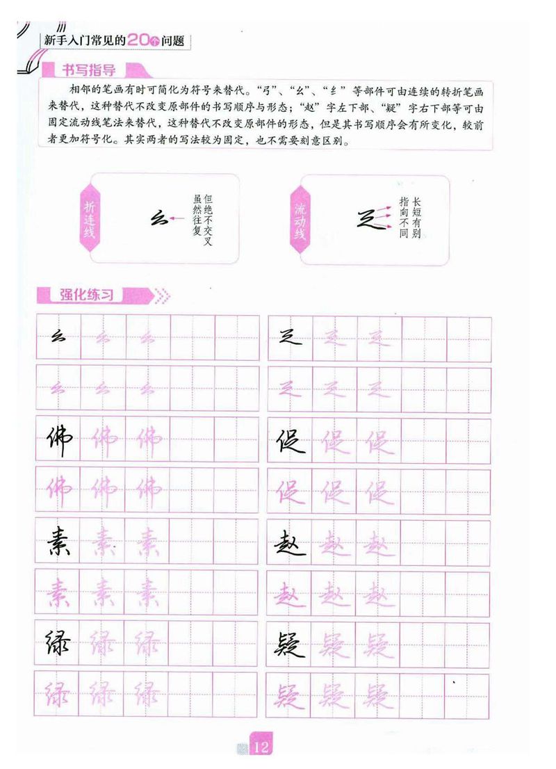 荆霄鹏《新手入门常见的20个问题》行楷