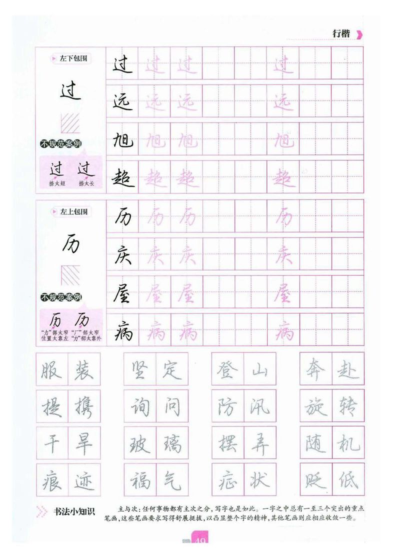 荆霄鹏《新手入门常见的20个问题》行楷