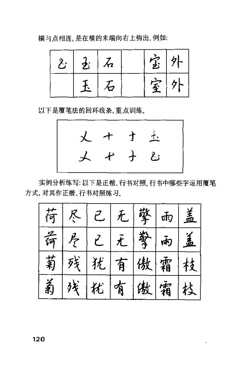 钱沛云 硬笔书法技巧 字帖