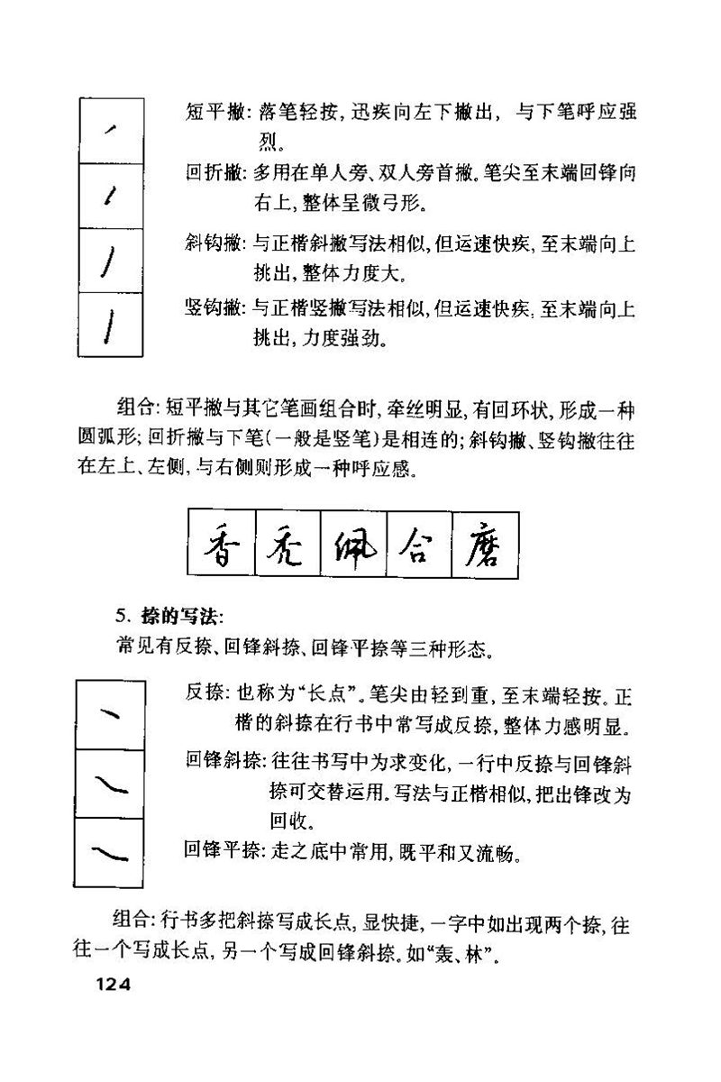 钱沛云 硬笔书法技巧 字帖