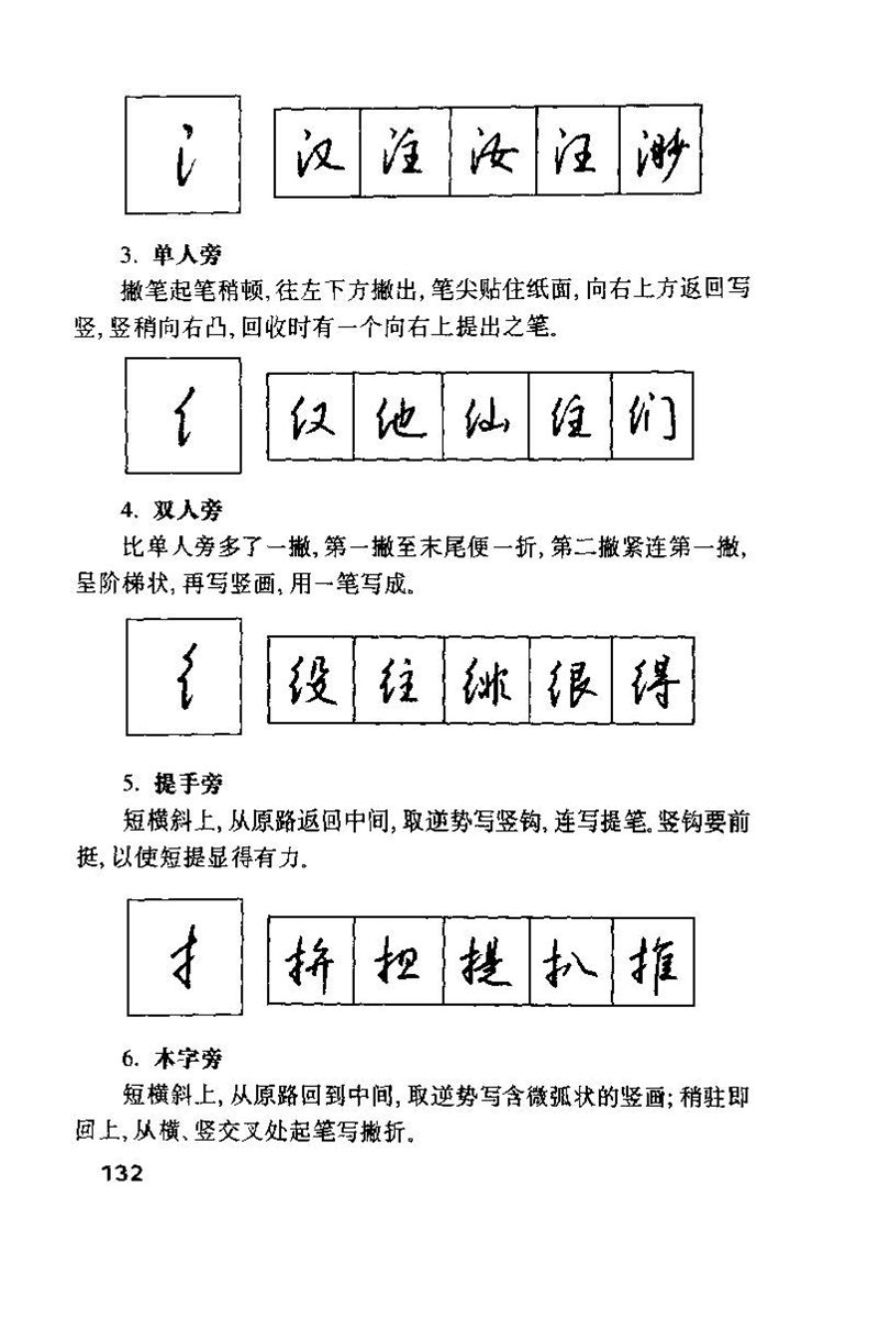 钱沛云 硬笔书法技巧 字帖