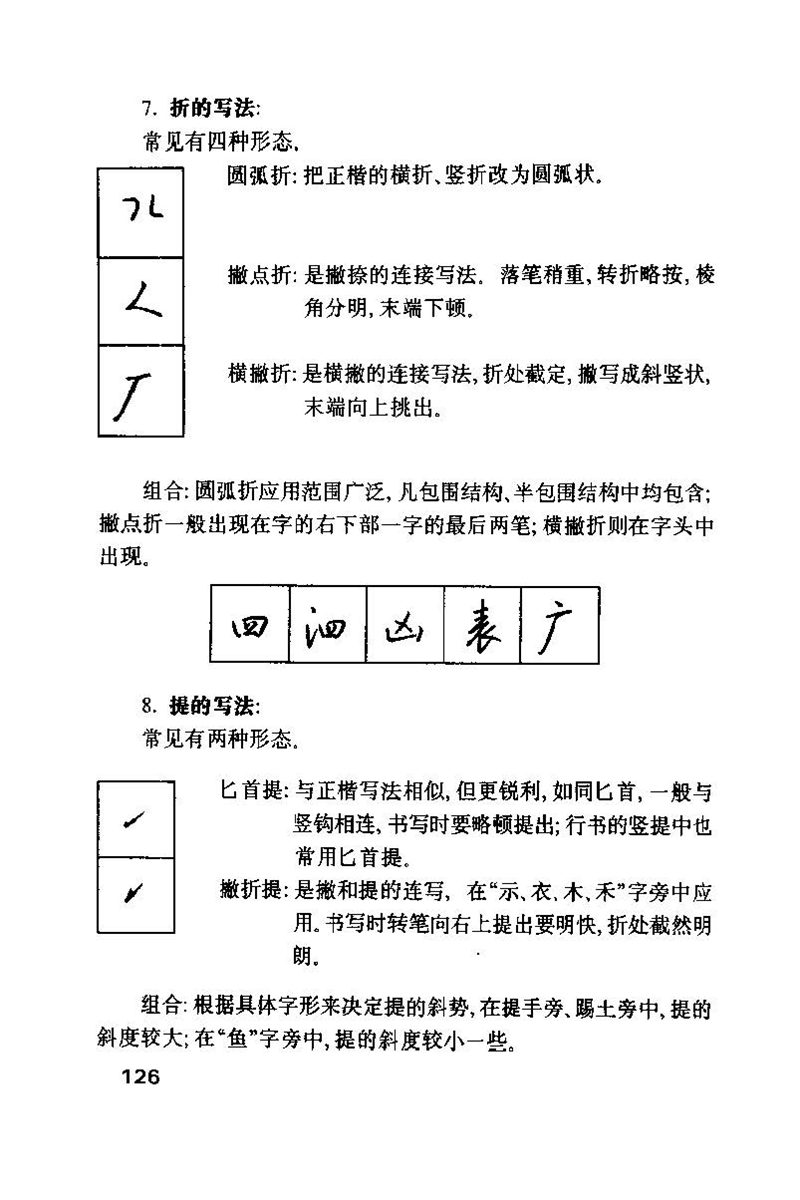 钱沛云 硬笔书法技巧 字帖