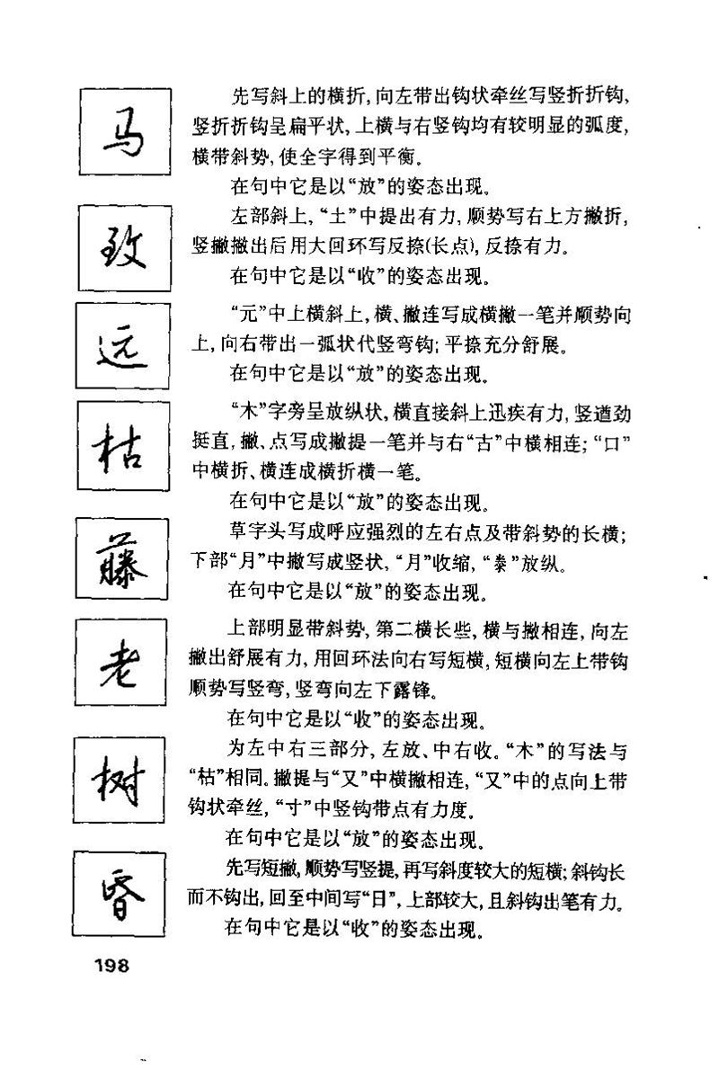 钱沛云 硬笔书法技巧 字帖
