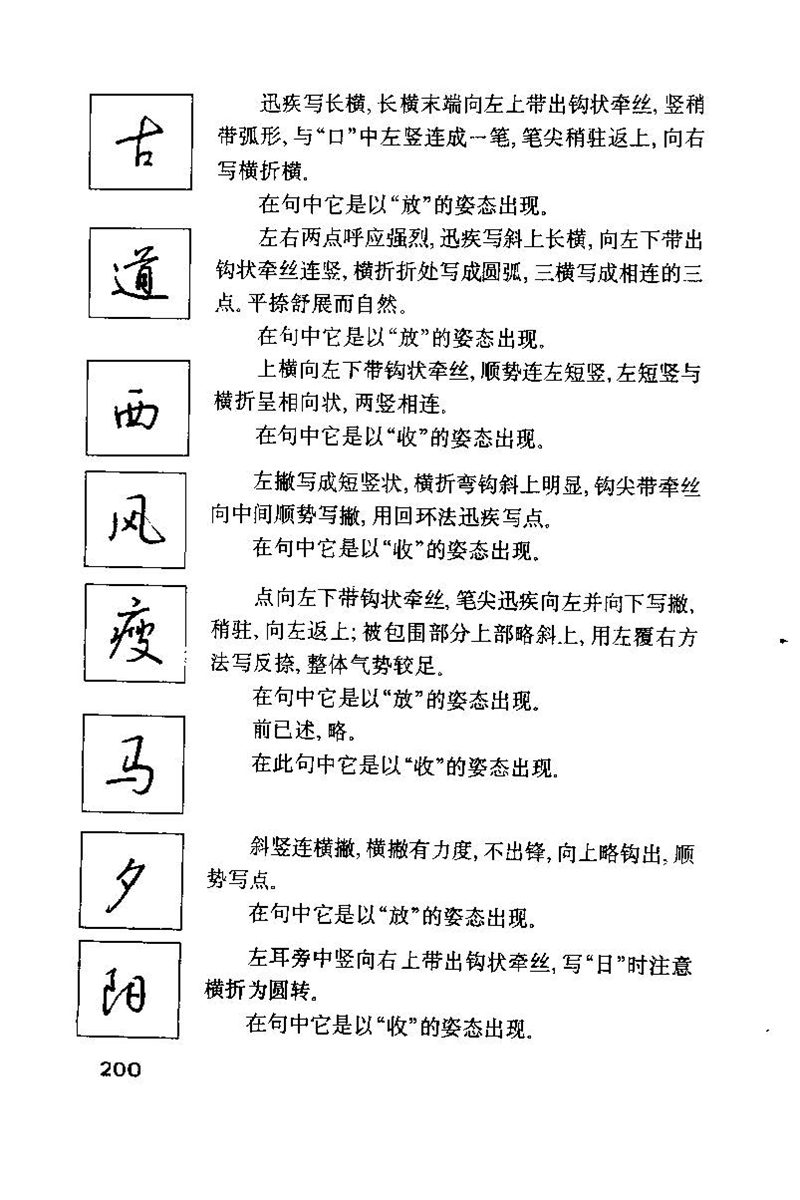 钱沛云 硬笔书法技巧 字帖