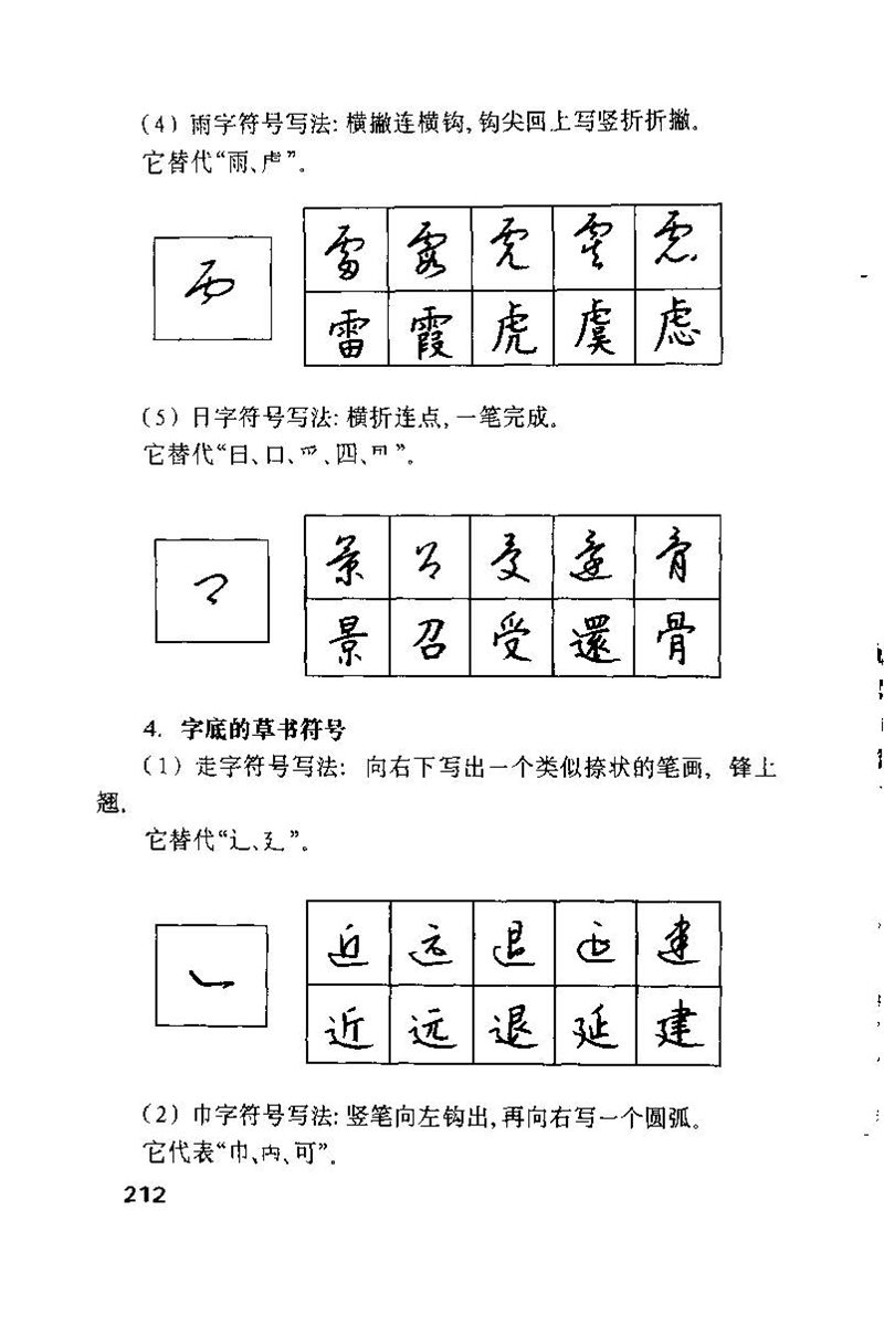 钱沛云 硬笔书法技巧 字帖