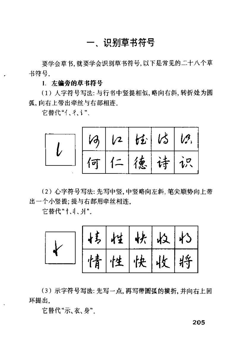 钱沛云 硬笔书法技巧 字帖