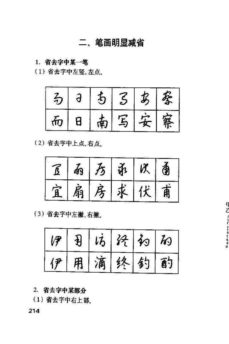钱沛云 硬笔书法技巧 字帖