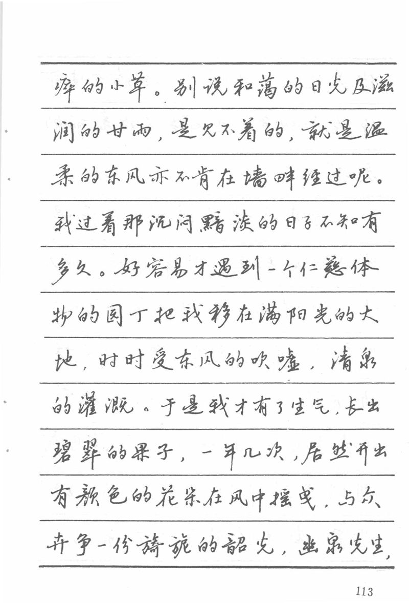 吴玉生田英章情书钢笔字帖