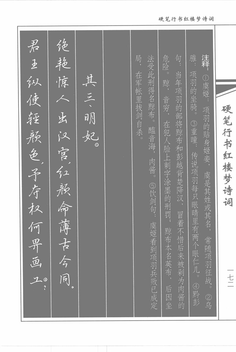 吴玉生硬笔行书红楼梦诗词