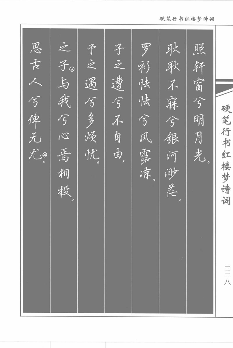 吴玉生硬笔行书红楼梦诗词