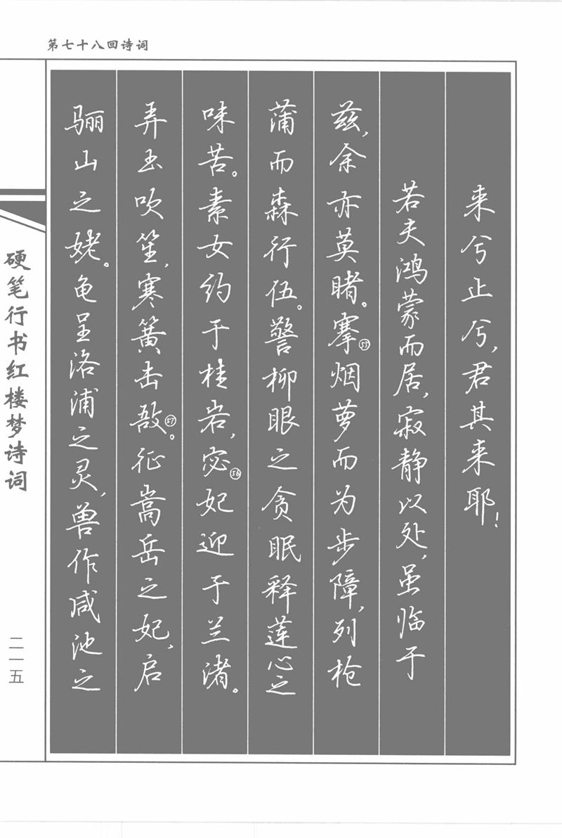 吴玉生硬笔行书红楼梦诗词