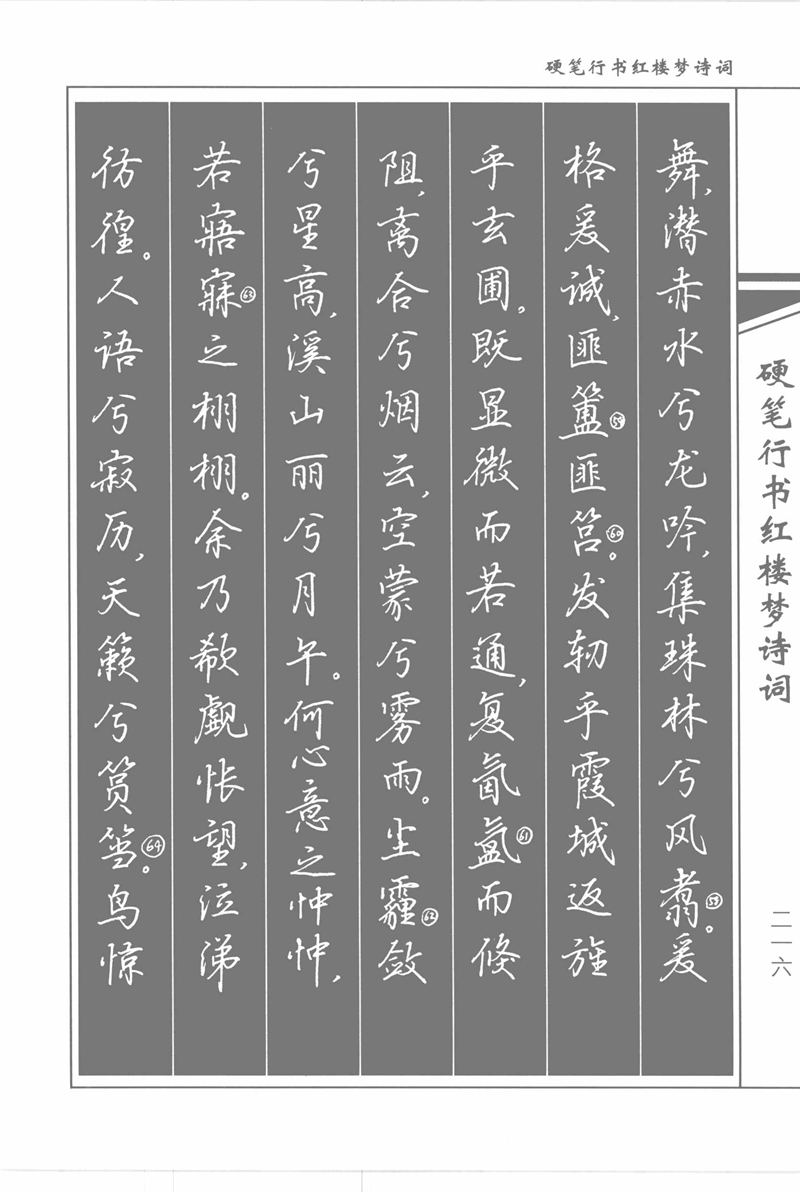 吴玉生硬笔行书红楼梦诗词