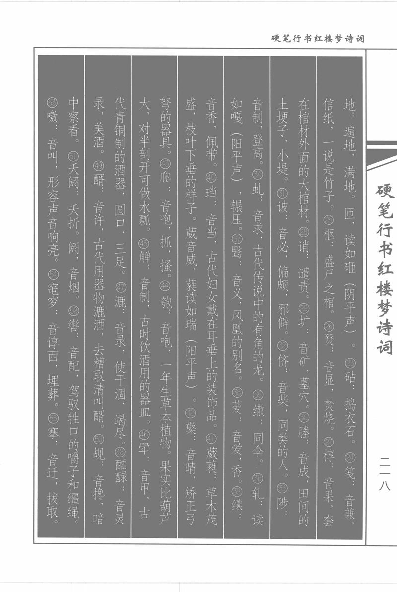 吴玉生硬笔行书红楼梦诗词