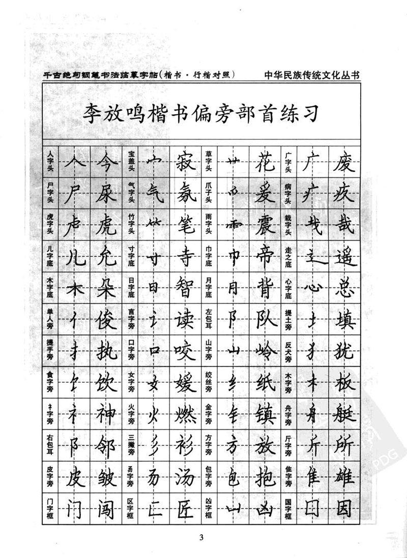 吴玉生 钢笔书法临摹字帖 千古绝句楷书行楷