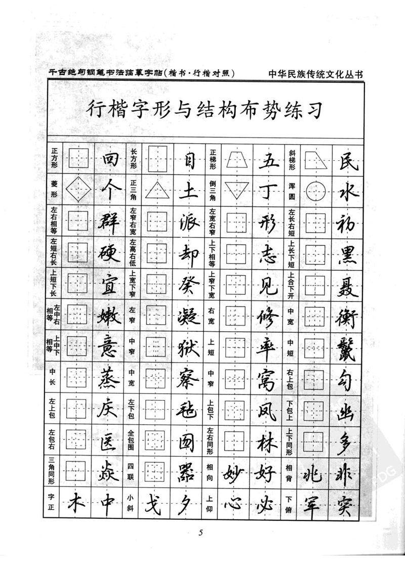 吴玉生 钢笔书法临摹字帖 千古绝句楷书行楷