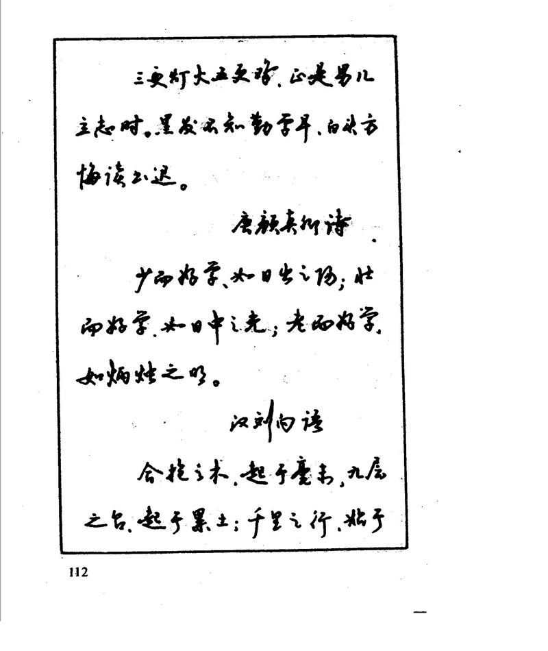 沈鸿根 江鸟钢笔行书字帖