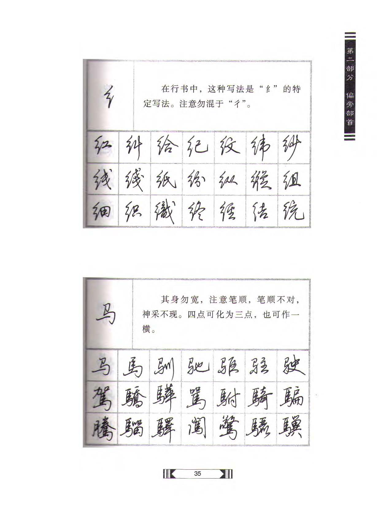 田英章硬笔行书标准教程（完整版）字帖