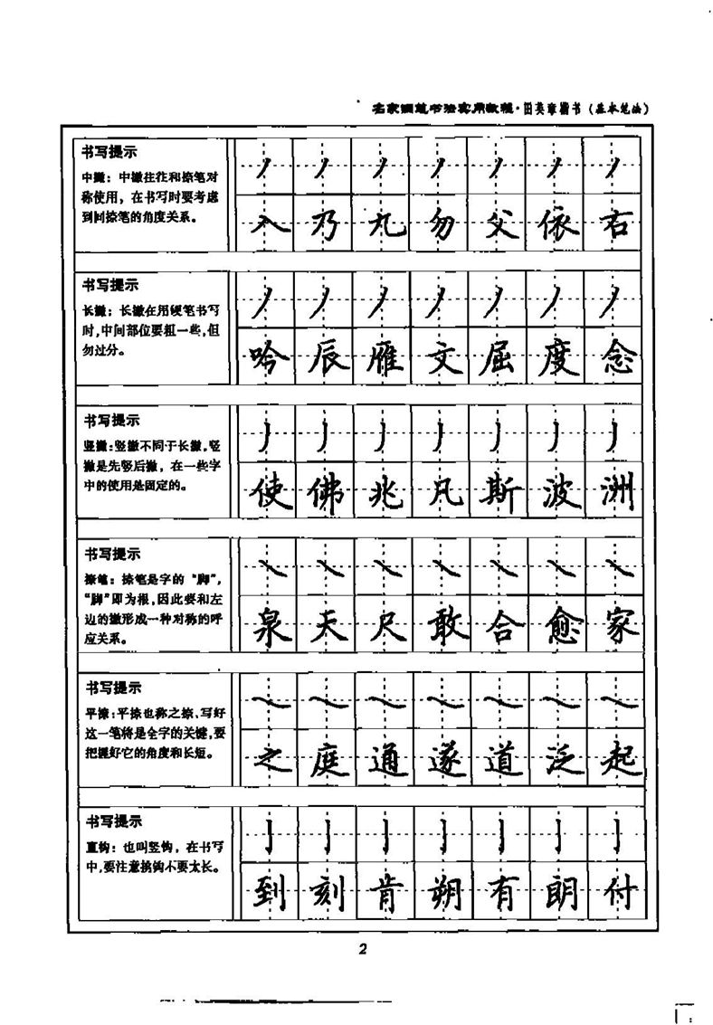 田英章名家钢笔书法实用教程楷书字帖