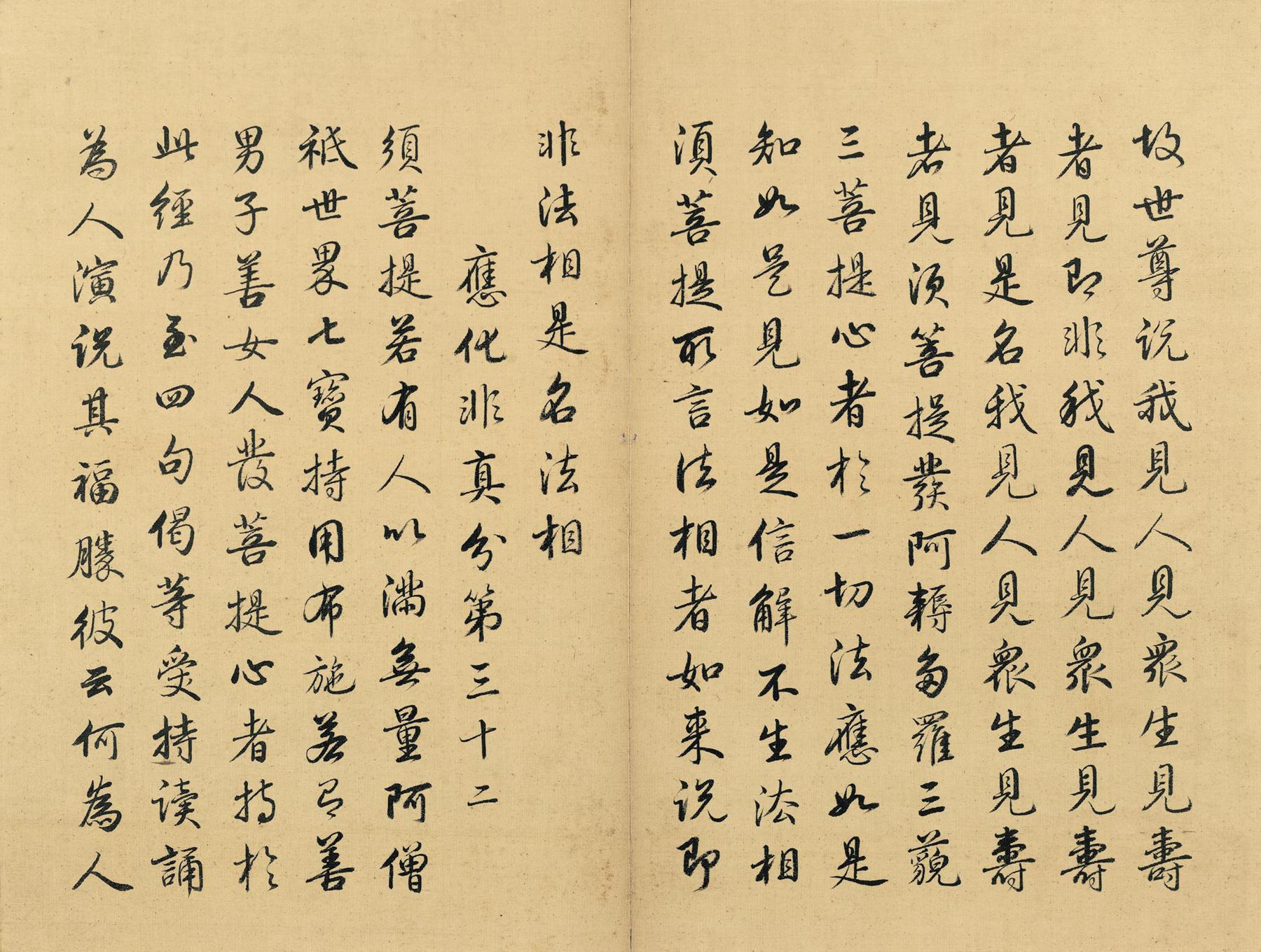 胤禛 金刚波若波罗蜜经 书法