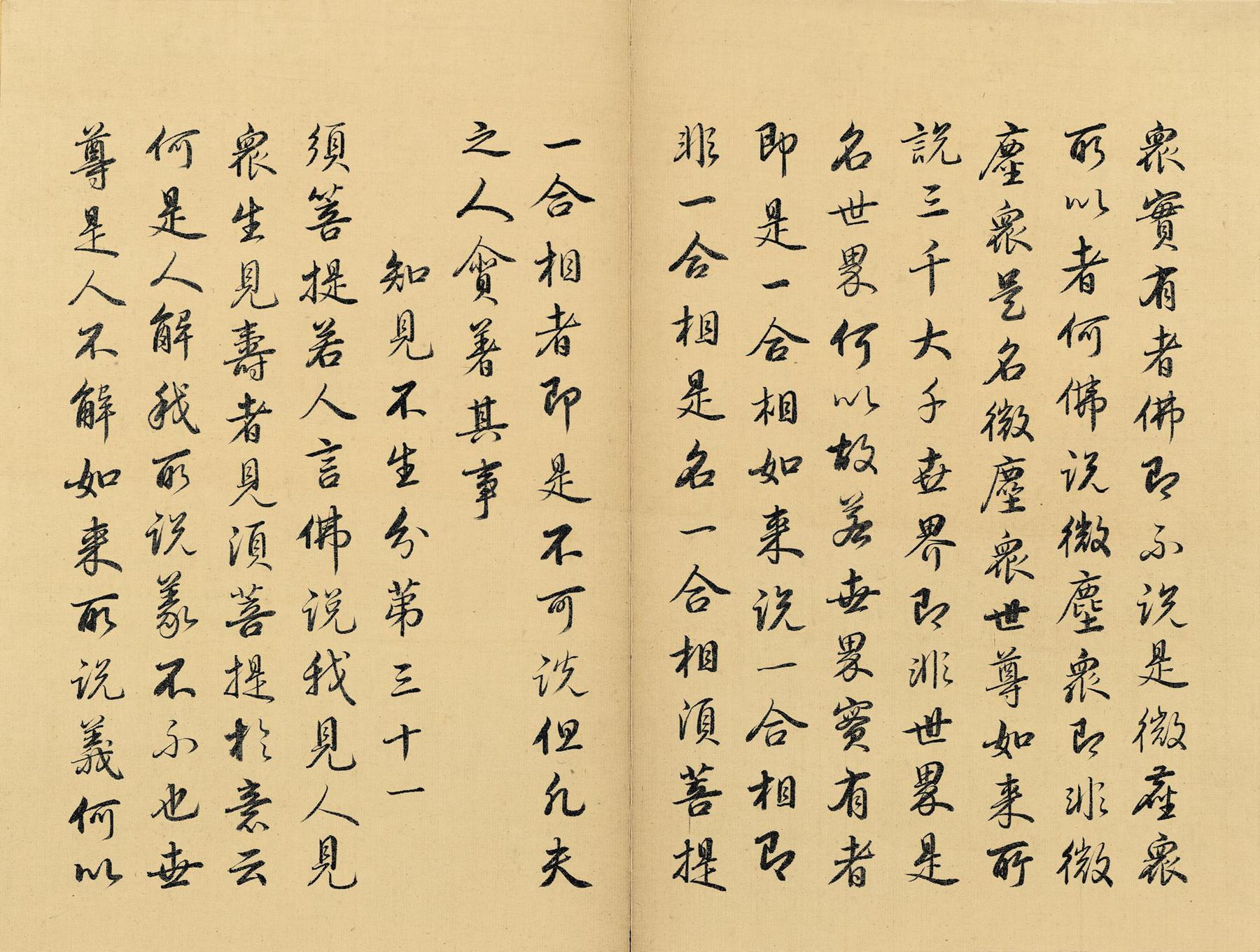 胤禛 金刚波若波罗蜜经 书法