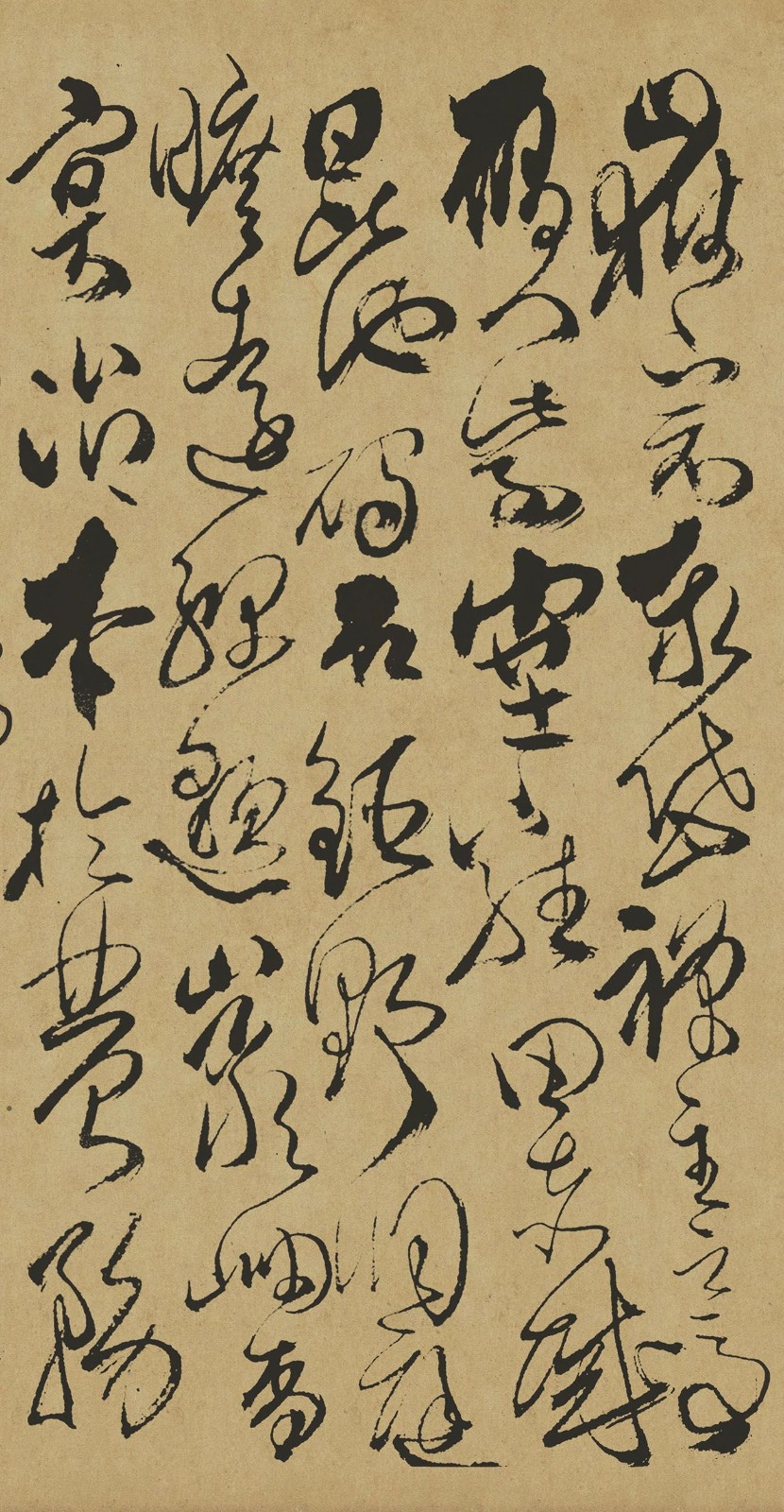 清代傅山草书作品《千字文》高清图片