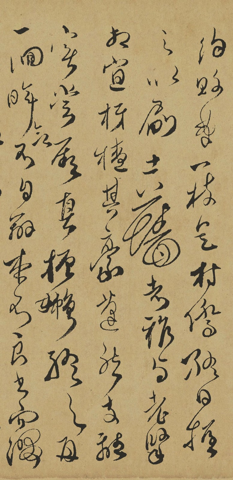 清代傅山草书作品《千字文》高清图片