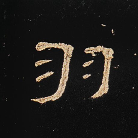 字：羽 书法家： 作品：《曹全碑》